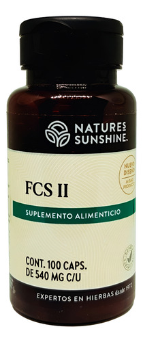 Natures Sunshine Mx FCS II 100caps