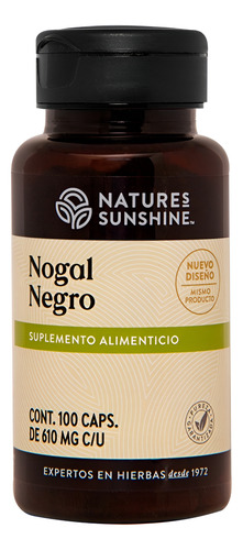 Natures Sunshine Mx Nogal Negro 100caps