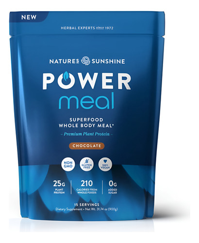 [NSUNPMCH900] Natures Sunshine Power meal Chocolate 900g