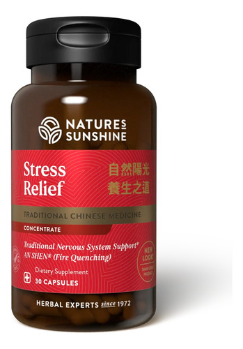 Natures Sunshine Stress Relief TCM concentrate 30caps