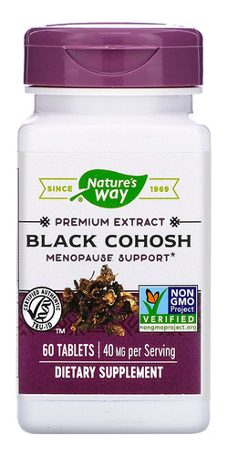 [NWAY-21-BLCOH-60T] Natures Way Black Cohosh 60tabs