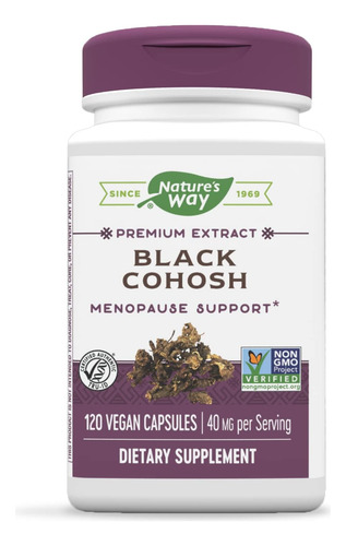 Natures Way Black cohosh 120tabs