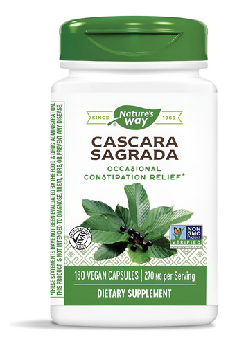 Natures Way Cascara Sagrada 180caps