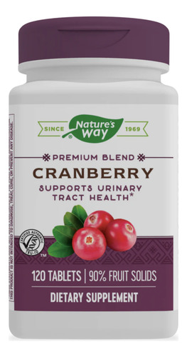 [NATWCRANB120] Natures Way Cranberry 120tabs