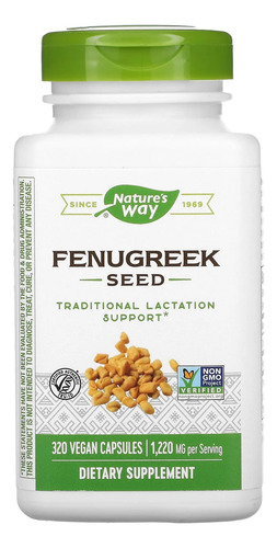 Natures Way Fenugreek 320caps