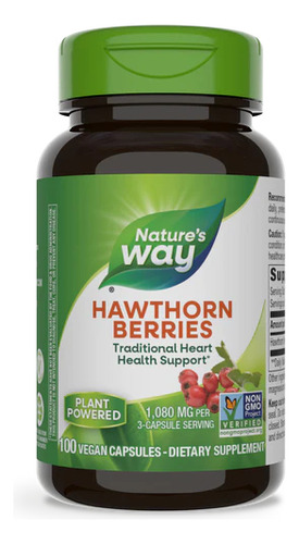 Natures Way Hawthorne berries 100caps