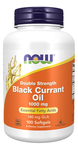 Now Black Currrant oil 1000mg 100caps