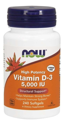 [NOWVITD3240] Now Vitamin D3 5000 240caps