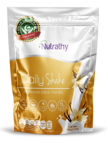 Nutrathy Daily Shake Malteada Sabor Vainilla 800g