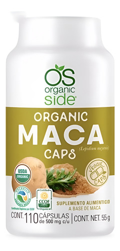 [OSMCARG110] Organic Side Maca Organica 110capsulas