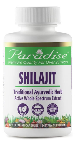 Paradise Herbs Shilajit 60caps