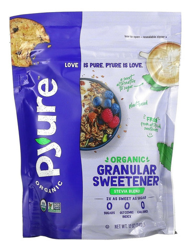 [PYURE-08-OGSSB-340] Pyure Organic granular Stevia blend 340g