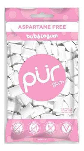 [PUR-07-BGUM-55P] Pür Gum Bubblegum 55pc 77g