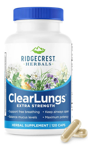 [RIHECLES120] RidgeCrest Herbals Clearlungs ES 120vegcaps