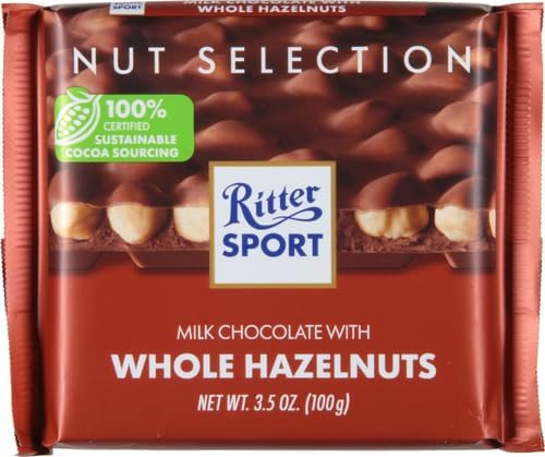 Ritter Sport Whole hazelnuts milk chocolate 100g