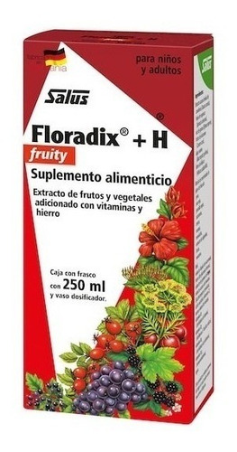 [FIXSAHIRR250] Salus Floradix + H fruity 250ml