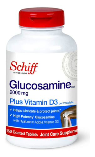 Schiff Glucosamine plus Vitamin D3 150tabs