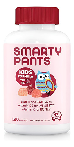 [SMPAKIFCHBE] Smarty Pants Kids Formula Cherry Berry 120gummies