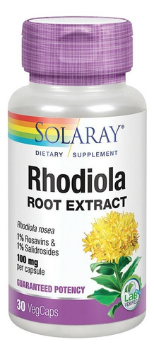 [SRAY-21-RHODRE-30] Solarary Rhodiola Root Extract 30vegcaps