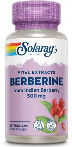 [SRAYBERB60] Solaray Berberine 500mg 60caps