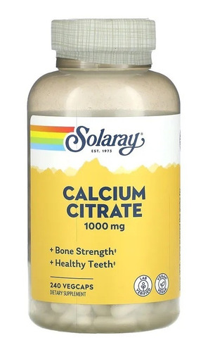 [SAYCMCTE240] Solaray Calcium Citrate 240caps