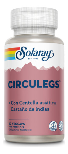 Solaray Circulegs 60caps