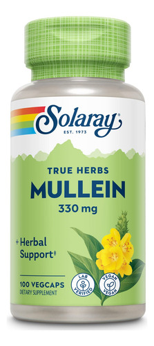 [SRAYMUL100] Solaray Mullein 100caps