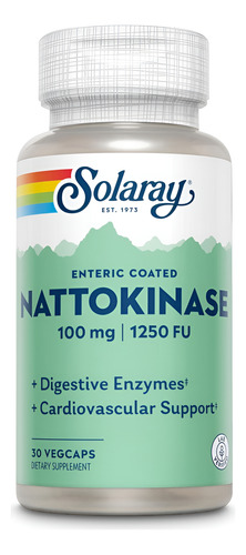 [SRAYNAT30] Solaray Nattokinase 100mg 30caps