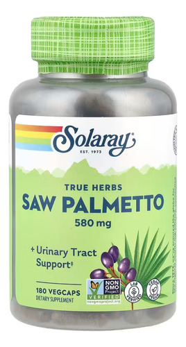 [SRAY-21-SPAL-180C] Solaray Saw Palmetto Berry 180caps