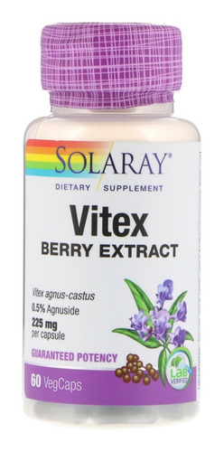 Solaray Vitex fruit extract 60Vegcaps