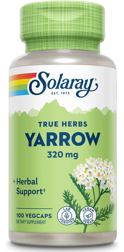 [SOLYAR100] Solaray Yarrow 100caps