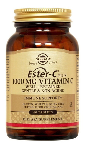 [GARESCVIC60] Solgar Ester-c 1000mg Vitamin C 60tabs