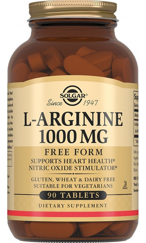 Solgar L-arginine 1000mg 90tabs
