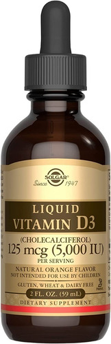 [GARLQVD359] Solgar Liquid Vitamin D3 125 mcg 59ml