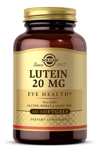 [SOLGLUT20MG60] Solgar Lutein 20mg 60s