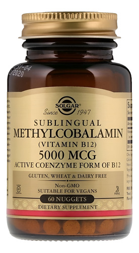 Solgar Methylcobalamin Vitamin B12 60Nug