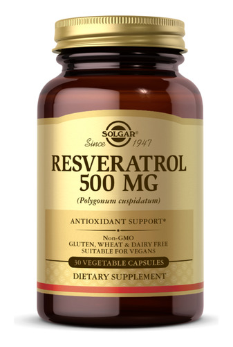 [SOLGRESV50030] Solgar Resveratrol 500mg 30caps