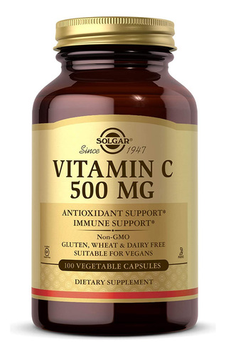[SOLGVITC500MG100] Solgar Vitamin C 500mg 100caps