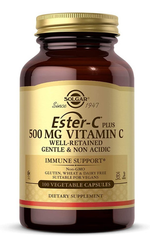 [SGARVCEP500] Solgar Vitamin C Ester-c Plus 500mg 100caps