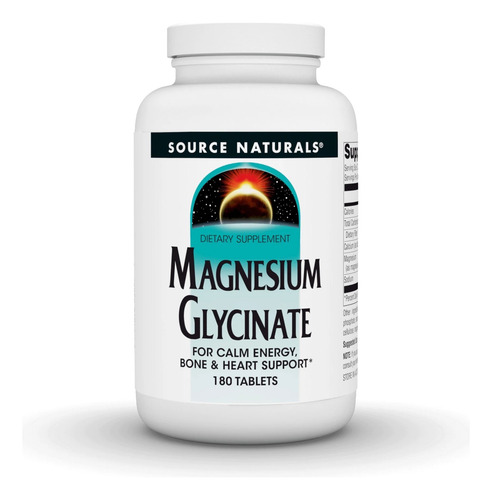 Source Naturals Magnesium Bis-Glycinate 120tabs