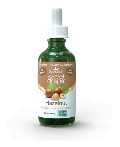 [SWLEAFHANU] Sweet Leaf Stevia Hazelnut 60ml
