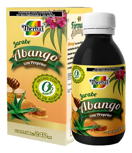[THERAGOPROP240] Therbal Jarabe Abango con Propoleo 0% Azucar 240ml