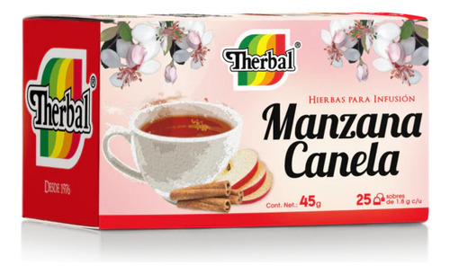Therbal Manzana canela 25sobres