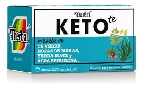 Therbal Te Keto Mezcla De Hierbas  20sobres