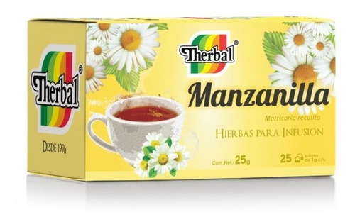 [THLMZLL25] Therbal Te infusión de manzanilla 25sobres
