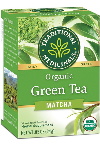 Traditional Medicinals Green tea Matcha 16bags