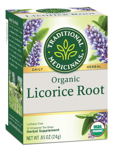 [TRAME-22-LR-16S] Traditional Medicinals Licorice Root 16bags