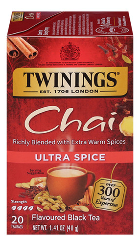 Twinings Tea Chai ultra spice 20bags