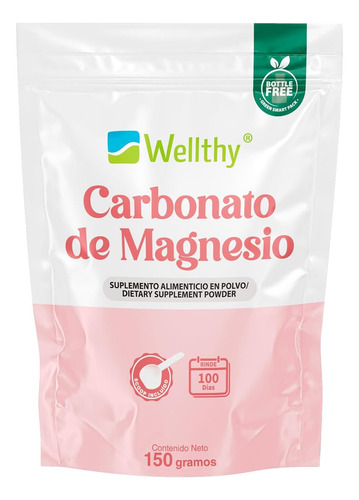 Wellthy Carbonato de Magnesio 150g