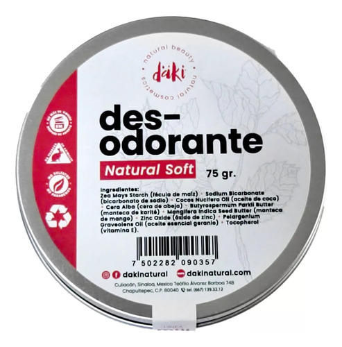 [WELDESNS75] Wellthy Desodorante Natural Soft 75g